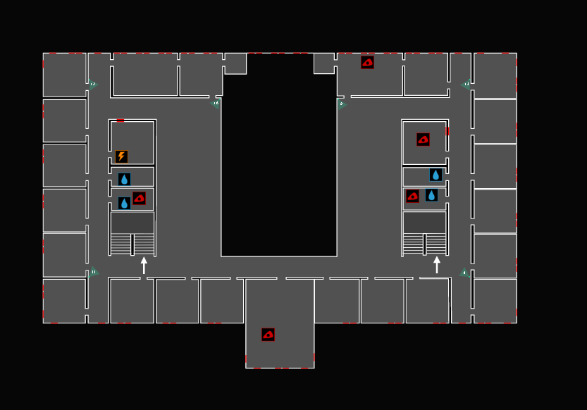 Map Brownstone High School Phasmophobia FR